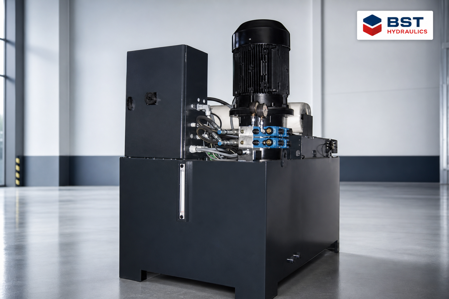 Kompaktes Hydraulikaggregat von BST Hydraulics