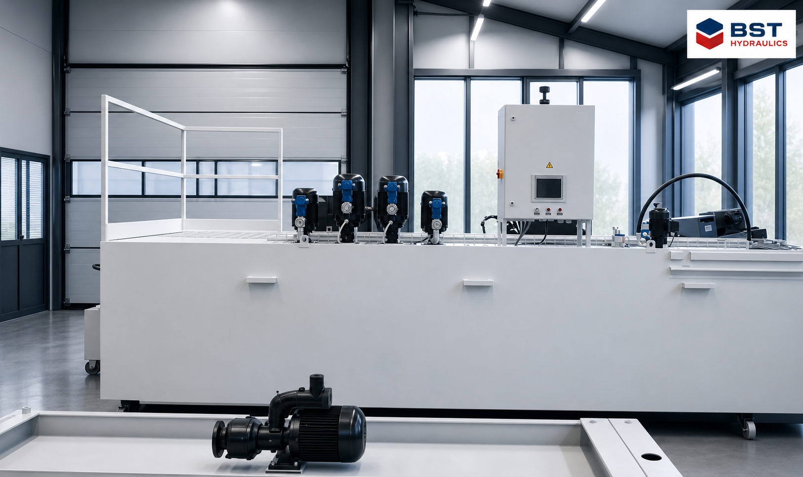 Realisierte Industrieanlage von BST Hydraulics