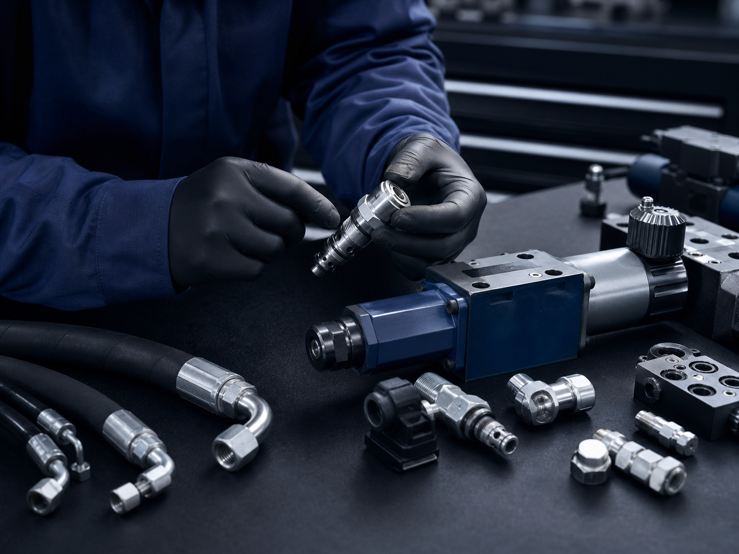 Hydraulikkomponenten und technischer Service